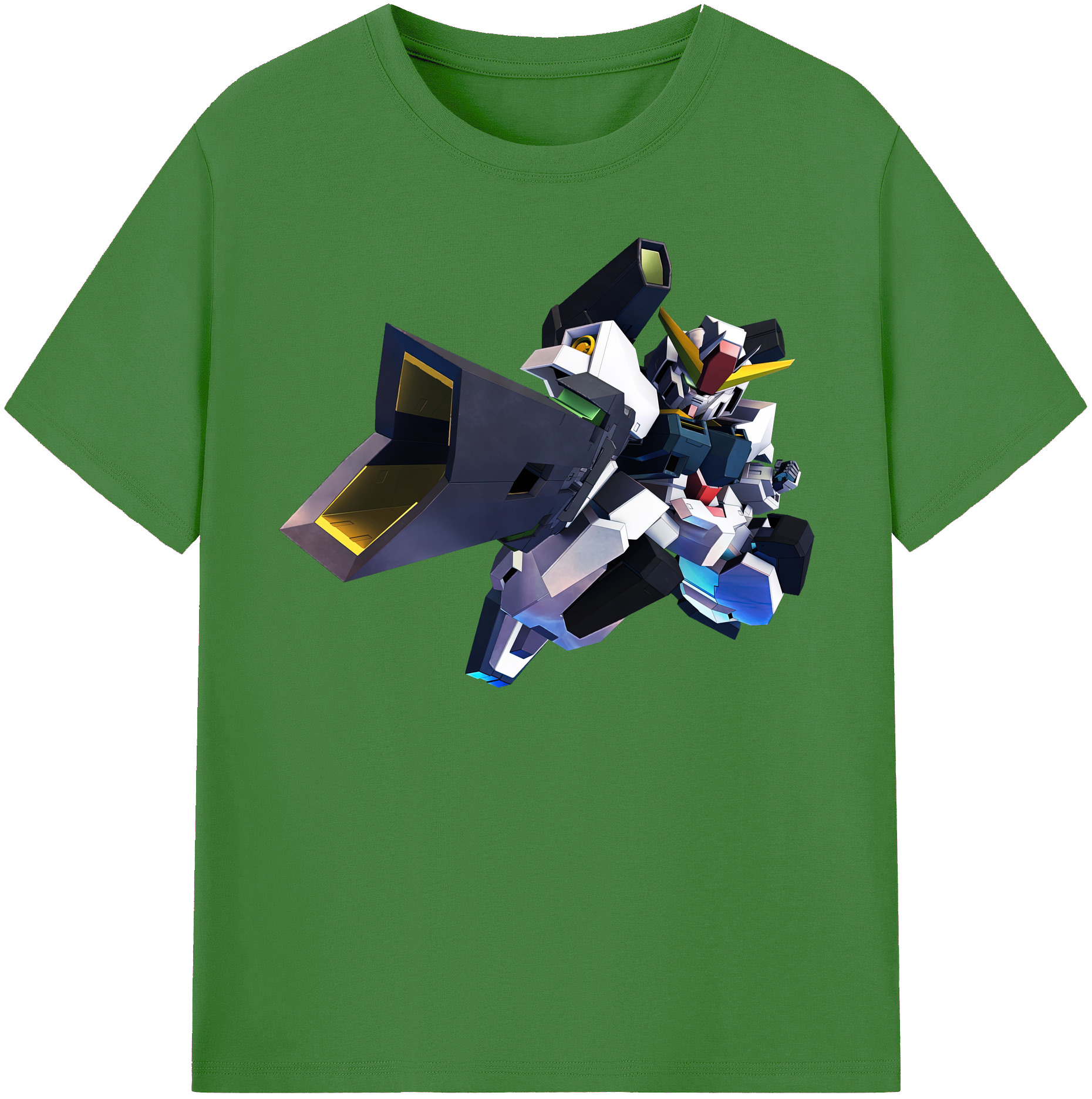 （画像用） 機動戦士ガンダム Mobile Suit Gundam レディースカジュアルプリントTシャツ（綿100％）